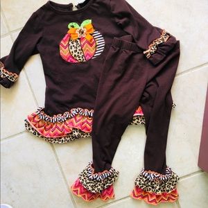Rare Editions Girls’ Thanksgiving 2 Piece Set